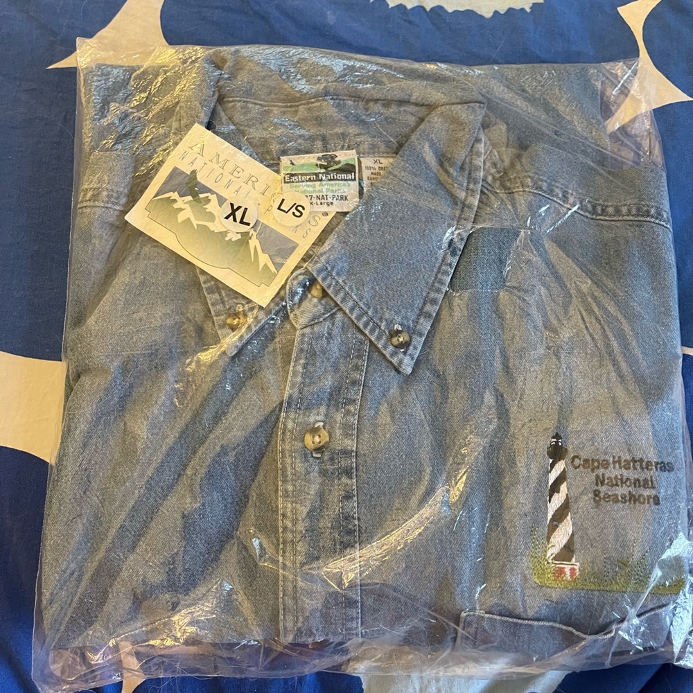 American National Parks make Jean shirt NWT